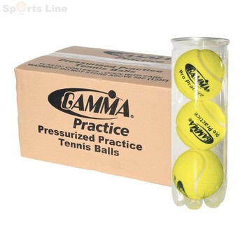 Gamma Pressurized Pro Practice Tennis Balls (24 Can)