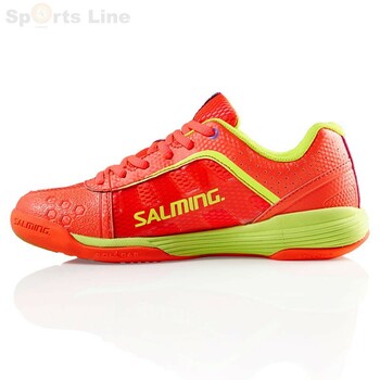 Salming Adder Junior (Turquoise/Shock.Orange) Badminton Shoe